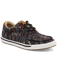 Twisted X Women's Kicks Lace Southwestern Sneaker - Moc Toe