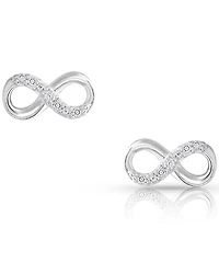 Montana Silversmiths Women's Silver Shine Infinity Earrings