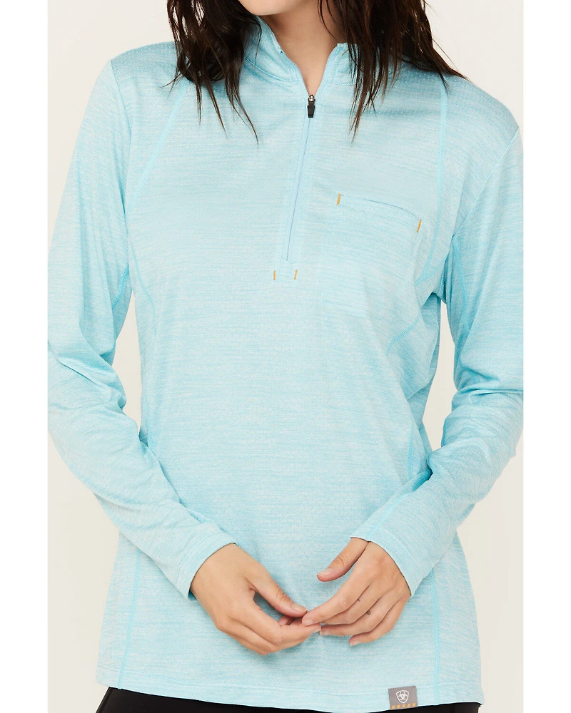 Ariat Women's Rebar Evolve 1/2 Zip Long Sleeve Work Shirt