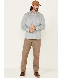 North River Men's Solid Utility Outdoor Long Sleeve Button Down Western Shirt