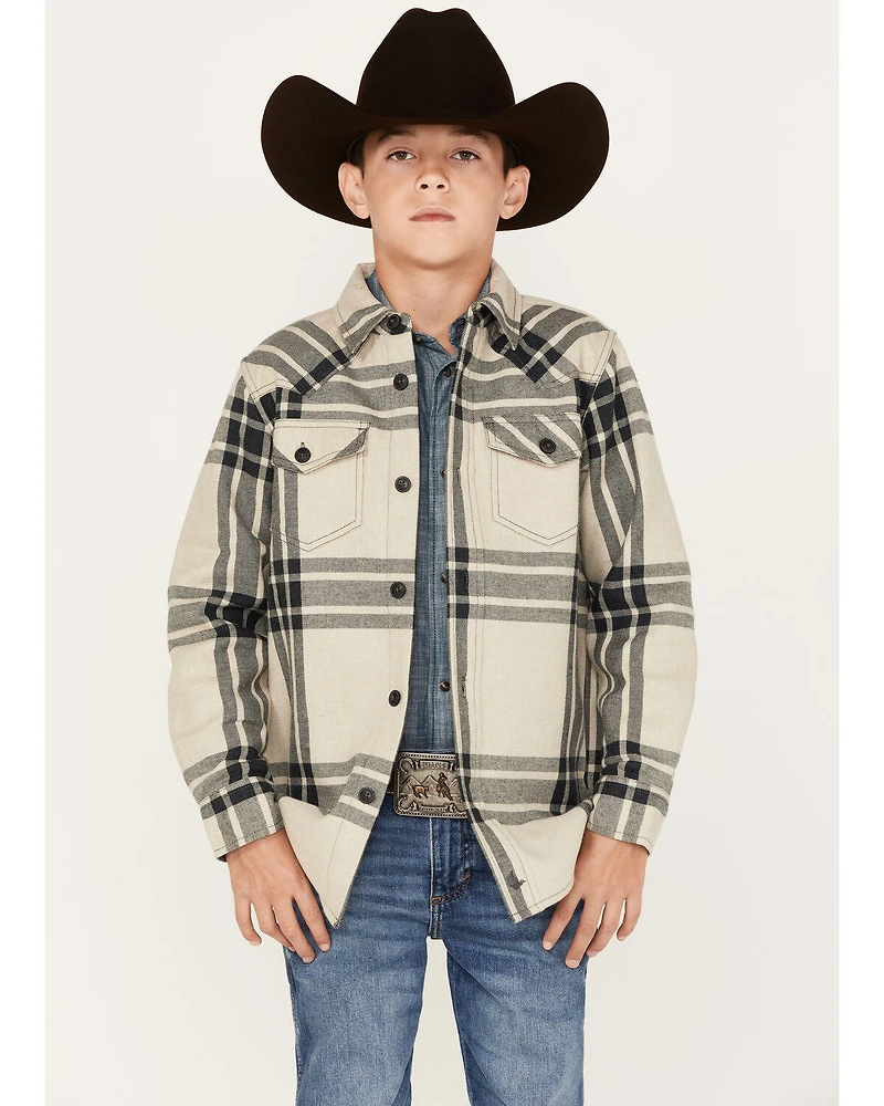 Cody James Boys' Long Sleeve Button-Down Flannel Shirt