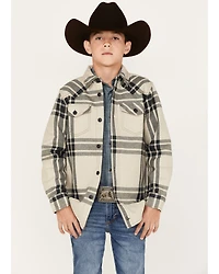 Cody James Boys' Long Sleeve Button-Down Flannel Shirt