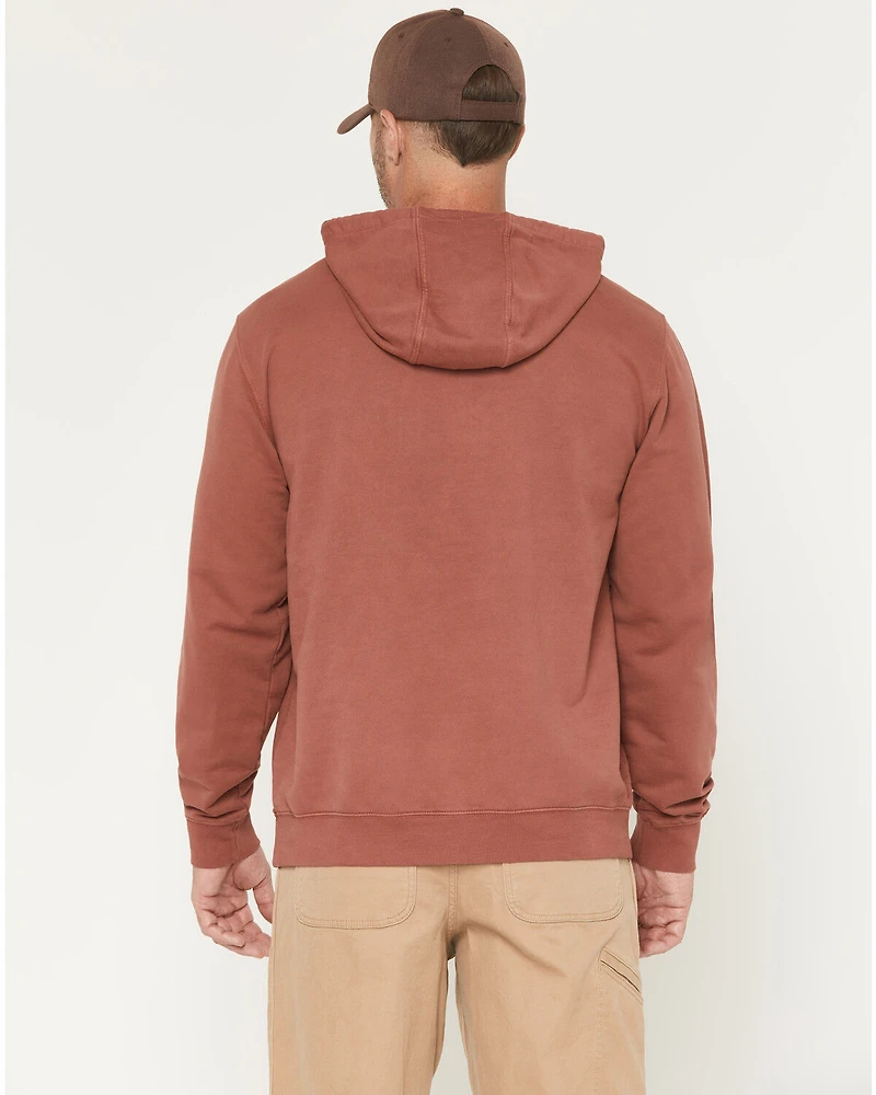 Carhartt Men's Re-Engineered Relaxed Fit Midweight Garment Dyed French Terry Graphic Hooded Sweatshirt