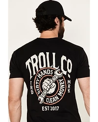 Troll Co Men's DHCM Wrencher Short Sleeve Graphic T-Shirt