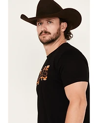 RANK 45® Men's Texas Trails Logo Short Sleeve Graphic T-Shirt