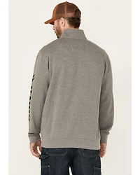 Hawx Men's Charcoal Primo 1/4 Zip Work Fleece Pullover
