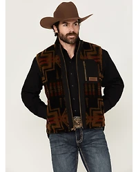 Pendleton Men's Ridgeline Printed Berber Fleece Vest
