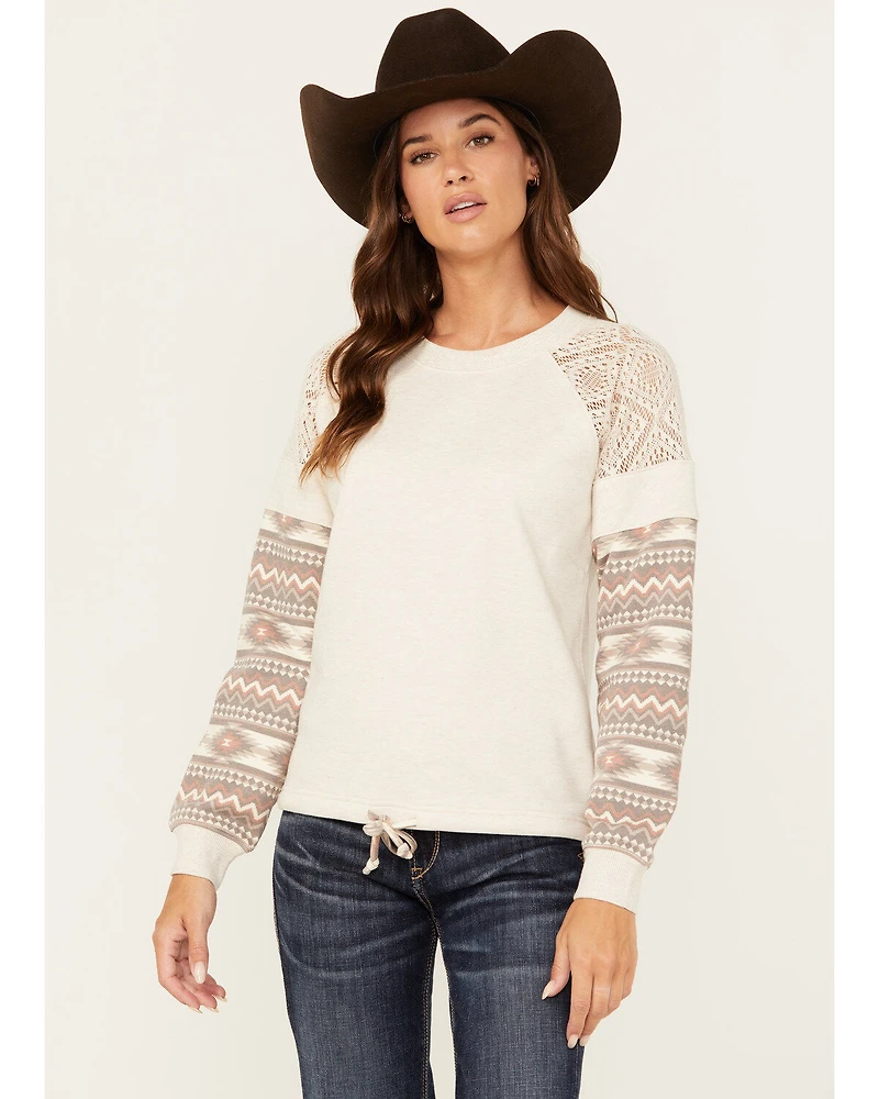 Shyanne Women's Wanda Fleece Mix Pullover Sweatshirt