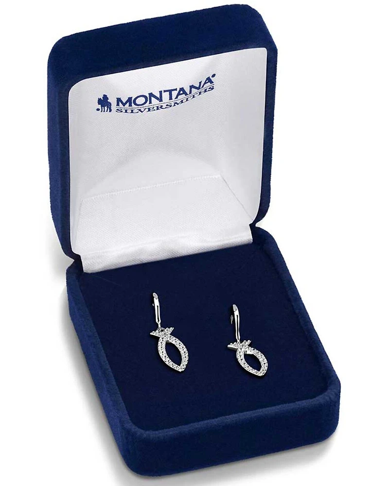 Montana Silversmiths Women's Graceful Waters Earrings
