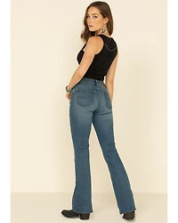 Lee Women's Kansas Fade Mid Rise Bootcut Jeans
