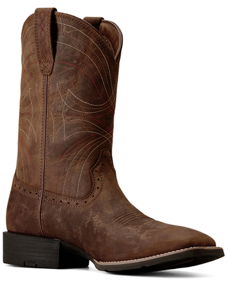 Ariat Men's Sport Western Performance Boots - Broad Square Toe