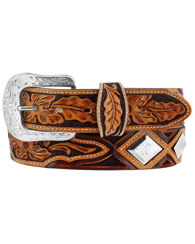 Tony Lama Men's Diamonte Western Belt