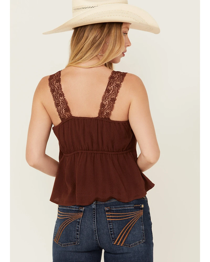Shyanne Women's Lace Trim Cami
