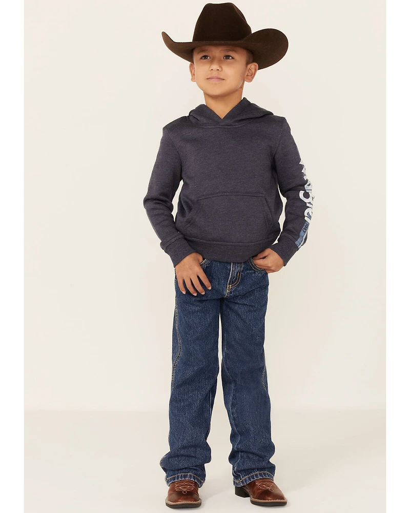 Wrangler Infant Boys' Long Sleeve Logo Fleece Hoodie