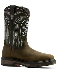 Ariat Men's WorkHog® XT Bolt Skull Waterproof Work Boots - Carbon Toe