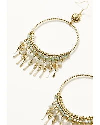 Shyanne Women's Soleil Gold Hoop Earrings