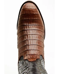 Dan Post Men's 12" Exotic Caiman Western Boots - Round Toe