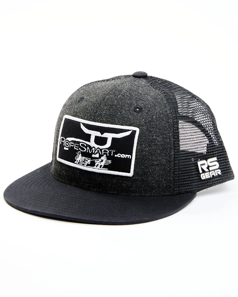 RopeSmart Men's Logo Patch Mesh-Back Trucker Cap