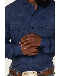 Rock & Roll Denim Men's Tek Geo Pattern Long Sleeve Snap Western Shirt