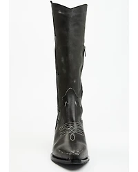 Italian Cowboy Women's Bolt Overlay Tall Western Boots - Snip Toe