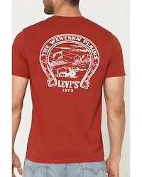 Levi's Men's Horseshoe Logo Short Sleeve Graphic T-Shirt