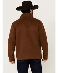 Rock & Roll Denim Men's Solid Twill Zip-Up Jacket