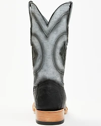 Tanner Mark Men's Exotic Caiman Belly Tall Western Boots - Broad Square Toe