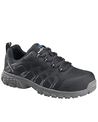 Nautilus Men's Black Stratus Slip-Resisting Work Shoes - Composite Toe