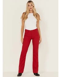 Wrangler Retro Women's Wrancher High Rise Straight Stretch Jeans