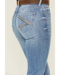 Ariat Women's Medium Wash Alice Slim Trouser Denim Jeans