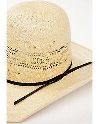 Rodeo King Broken Horn 25X Straw Cowboy Hat