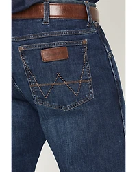 Wrangler Retro Men's 88MWZ Ozark Dark Wash Slim Straight Stretch Denim Jeans