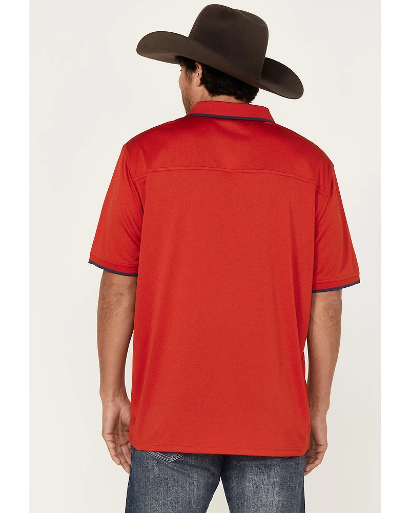 RANK 45® Men's Pop Solid Short Sleeve Polo Shirt