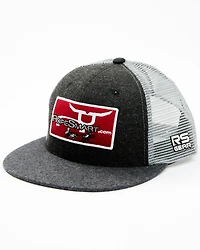 RopeSmart Men's Classic Patch Mesh-Back Trucker Cap