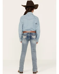 Shyanne Little Girls' Floral Dreamcatcher Bootcut Jeans