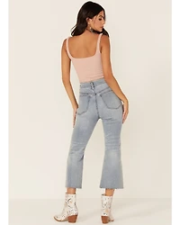 Wishlist Women's Crop Kick Flare Leg Jeans