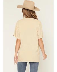 Merch Traffic Women's Chris Stapleton Rose Guitar Short Sleeve Graphic Tee
