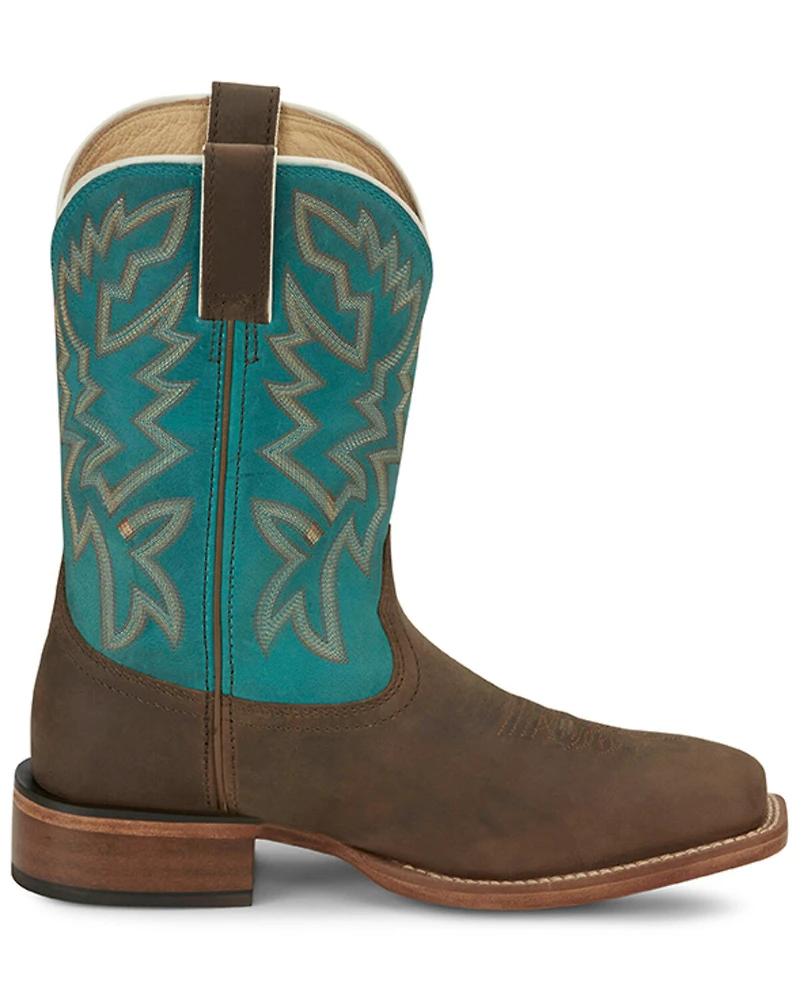 Justin Men's Jackpot Western Boots - Broad Square Toe