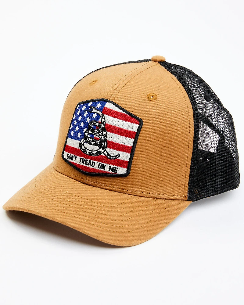 Cody James Men's Don't Tread On Me American Flag Patch Ball Cap