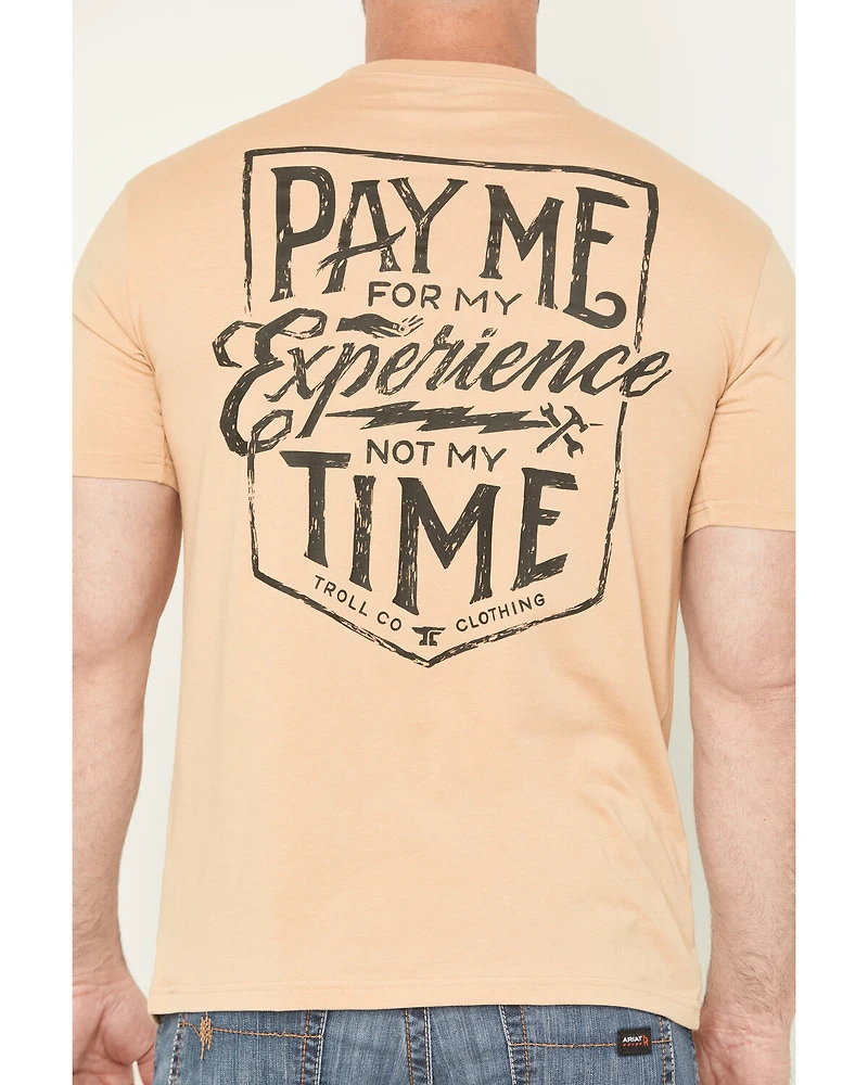 Troll Co Men's Pay Me Short Sleeve Graphic T-Shirt