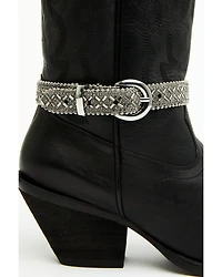 Shyanne Women's Rhinestone Boot Strap
