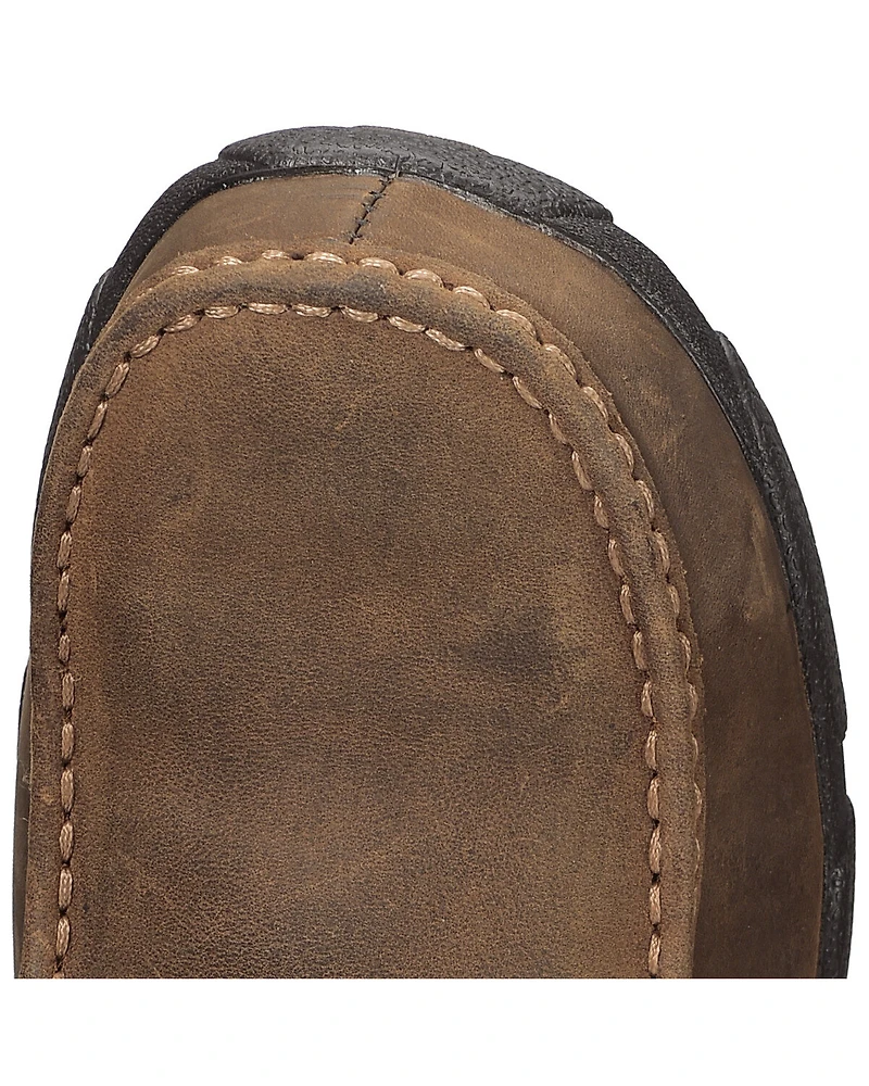 Twisted X Men's Driving Mocs Steel Toe Lace-Up Work Shoes