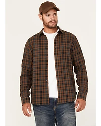 Brothers and Sons Men's Westley Plaid Print Button-Down Western Shirt