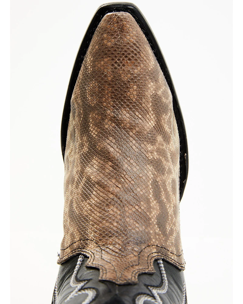 Dan Post Women's Karung Snake Exotic Western Boots - Snip Toe