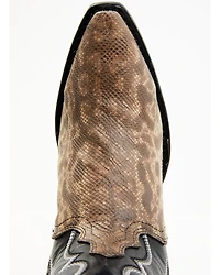 Dan Post Women's Karung Snake Exotic Western Boots - Snip Toe