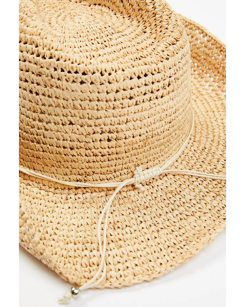 Physician Endorsed Women's Blue Jaye Straw Cowboy Hat