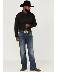 Ariat Men's Jurlington Retro Solid Pearl Snap Western Shirt