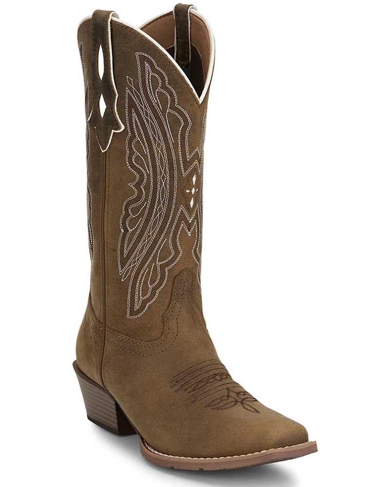 Justin Women's Rein Performance Western Boots - Square Toe