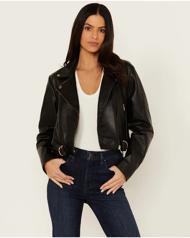 Cleobella Women's Baxter Leather Jacket