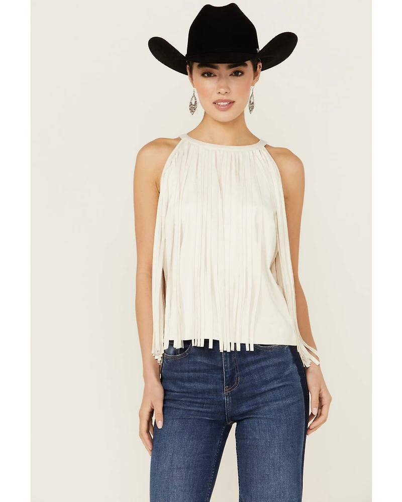 Idyllwind Women's Madie Faux Suede Fringe Tank